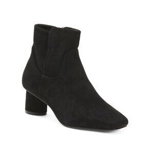 DRAPER JAMES Black Suede Bethany Booties